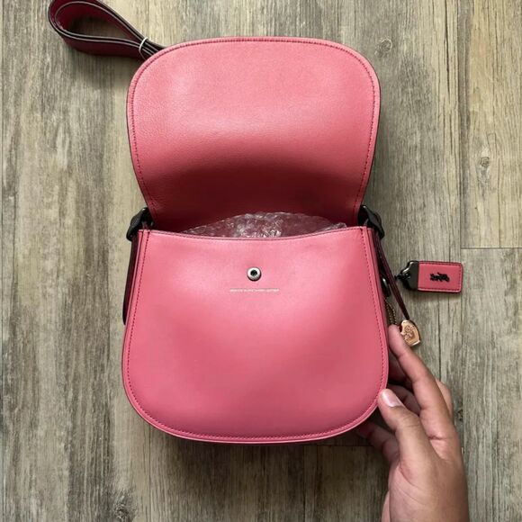 Coach Crossbody Saddle 23 Pink Bag - Picture 4 of 8